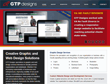 Tablet Screenshot of gtpdesigns.com